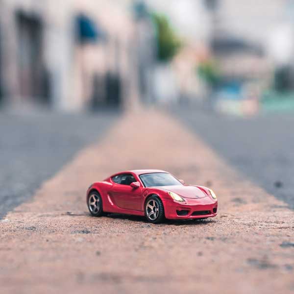 Red toy car